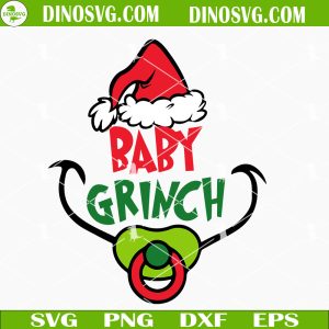 Baby Grinch SVG, Grinch Kid SVG, Christmas Family SVG, First Christmas SVG
