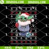 Baby Yoda Christmas Ugly Sweater SVG, Baby Yoda Christmas SVG, Star Wars Christmas SVG