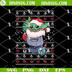 Baby Yoda Christmas Ugly Sweater SVG, Baby Yoda Christmas SVG, Star Wars Christmas SVG