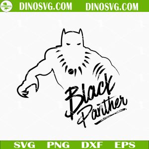 Black Panther SVG, Black Panther Wakanda Forever SVG