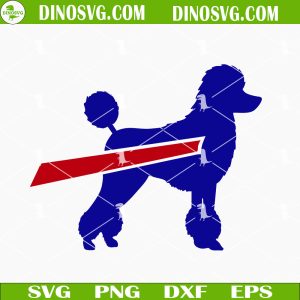 Buffalo Bills Poodle SVG, Bills Logo And Dog SVG, Buffalo Bills Dogs SVG, Buffalo Bills SVG