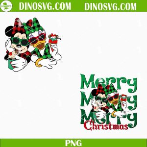 Minnie Daisy Christmas PNG, Disney Christmas PNG, Cute Women PNG, Minnie PNG, Daisy PNG, Disney Vacation PNG, Girls Christmas PNG, Holiday PNG
