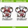 Mickey And Minnie Happy Holidays PNG, Mickey And Minnie Christmas PNG, Mouse Head Christmas PNG, Mickey Santa PNG