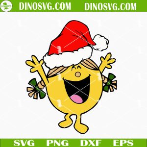 Little Miss Christmas SVG, Little Miss Santa Hat SVG, Little Miss SVG PNG DXF EPS Files For Cricut