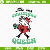 Little Miss Christmas Queen SVG, Little Miss Christmas SVG, Cute Little Miss SVG Files For Cricut