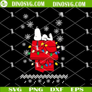 Snoopy Christmas SVG