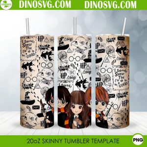 Harry Potter 20oz Skinny Tumbler Design, Wizard Tumbler Wrap