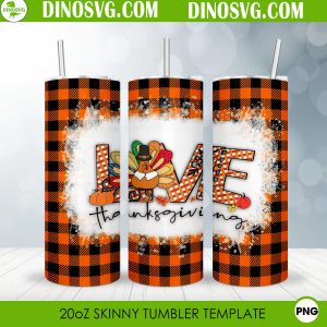 Thanksgiving Turkey 20oz Skinny Tumbler Design, Thankful Turkey Tumbler, Thankful Fall Png Instant Download