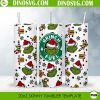 Grinch Fuel Tumbler Wrap, Grinch Starbucks 20 oz Sublimation Tumbler Wrap