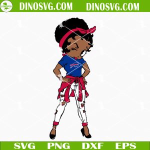 Bills Heart SVG, Buffalo Bills Love SVG PNG DXF EPS Files Betty Boop Buffalo Bills SVG, Bills Football SVG PNG DXF EPS