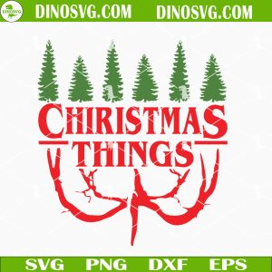 Christmas Things SVG, Stranger Things Christmas SVG PNG DXF EPS