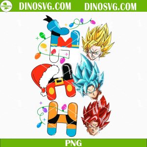 Goku Christmas PNG, Ho Ho Ho Goku PNG, Dragonball Christmas PNG, Goku PNG