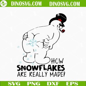 How Snowflakes Are Really Made SVG, Funny Christmas SVG, Toilet Paper SVG