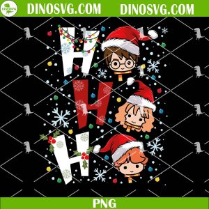 Ho Ho Ho Harry Potter PNG, Hogwarts Christmas PNG, Harry Potter PNG Sublimation File