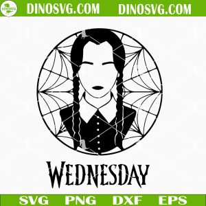 Wednesday Addams SVG, Jenna Ortega SVG, Addams Family SVG PNG DXF EPS Cricut Digital Download