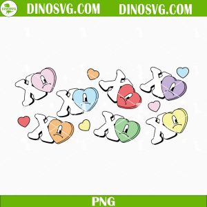 Xoxo Candy Hearts PNG, Un San Valentin Sin Ti PNG, Bad Bunny Valentines Day PNG Sublimation