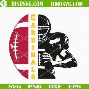 Arizona Cardinals Half Player SVG, Cardinals Football SVG, NFL Football Team SVG PNG DXF EPS