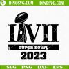 Super Bowl 57 SVG, Football Sunday SVG, Super Bowl LVII 2023 SVG PNG DXF EPS
