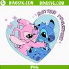 Better Together Stitch Angel PNG, Conversation Hearts PNG, Stitch Valentine’s Day PNG Sublimation