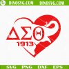 AEO 1913 Elephant Heart SVG, Delta Sigma Theta SVG PNG DXF EPS Cricut Silhouette