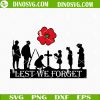 Lest We Forget SVG, Anzac SVG, Remembrance Day SVG PNG DXF EPS