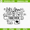 Let’s Grow Together SVG, Autism SVG, Autism Awareness SVG, Autism Teacher SVG, Puzzle Piece SVG