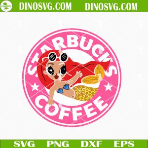 Karol G Little Mermaid Starbucks Coffee SVG, Karol G SVG, Manana Sera Bonito Album Cover SVG PNG DXF EPS