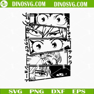 Anime Faces SVG, Manga SVG, Japanese Anime SVG