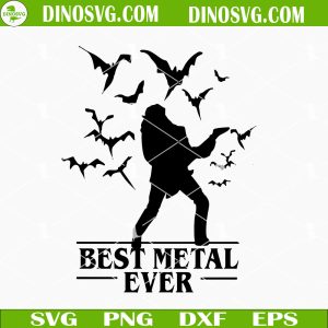 Best Metal Ever Eddie Munson SVG, Stranger Things 4 SVG Files For Cricut