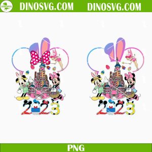 Mouse Ears Castle Easter 2023 PNG, Mickey Minnie Easter PNG, Disney World Easter 2023 Day PNG Sublimation