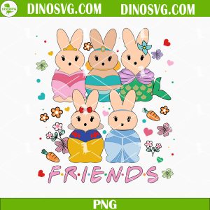 Princess Easter Peeps Friends PNG, Funny Disney Easter PNG Sublimation