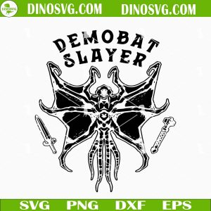 Demobat Slayer SVG, Stranger Things 4 SVG Files For Cricut