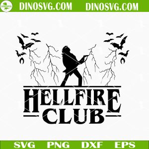 Eddie Munson Play Guitar Hellfire Club SVG, Stranger Things SVG Files For Cricut