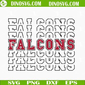 Falcons Mirror Text SVG, Atlanta Falcons SVG PNG DXF EPS