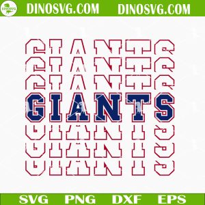 Giants Mirror Text SVG, New York Giants SVG PNG DXF EPS