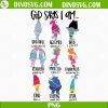 God Says I Am Trolls PNG, Funny Cartoon Bible Verse Sublimation