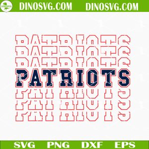 Patriots Mirror Text SVG,  New England Patriots SVG PNG DXF EPS