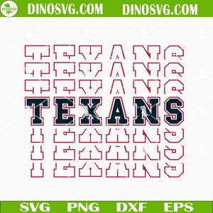 Texans Mirror Text SVG, Houston Texans SVG PNG DXF EPS