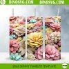 Color Floral 3D 20oz Skinny Straight Tumbler Wrap PNG Digital Download