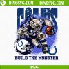 Indianapolis Colts Mascot PNG, Build The Monster PNG, NFL Team PNG Sublimation For Shirt