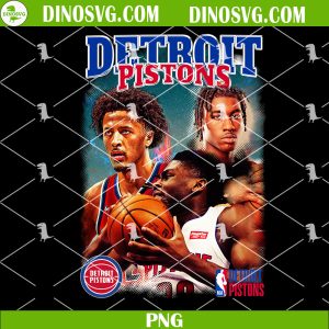 Detroit Pistons PNG, Pistons Basketball PNG, NBA Playoffs PNG Sublimation