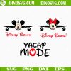 Mickey Minnie Disneybound SVG, Disney Plane Trip SVG, Disneyland Vacation SVG File For Cricut