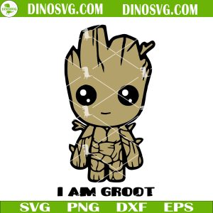 I Am Groot SVG, Baby Groot SVG, Marvel Comics SVG Cricut Files