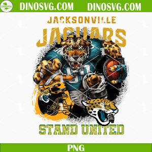Jacksonville Jaguars Mascot PNG, Stand United PNG, NFL Team PNG Sublimation For Shirt