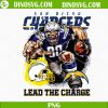 Los Angeles Chargers Mascot PNG, Lead The Charge PNG, NFL Team PNG Sublimation For Shirt