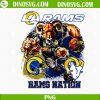 Los Angeles Rams Mascot PNG, Rams Nation PNG, NFL Team PNG Sublimation For Shirt