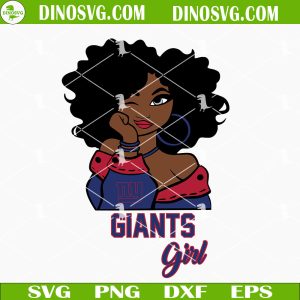 Rams Girl SVG, Los Angeles Rams Black Girl SVG Files For Cricut Giants Girl SVG, New York Giants Black Girl SVG Files For Cricut