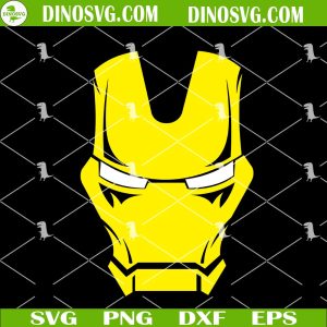 Iron Man Face SVG, Superheroes SVG, Marvel Comics Character SVG Cut Files For Cricut