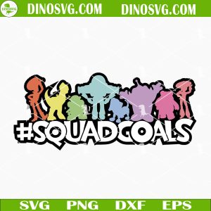 Toy Story Squad Goals SVG, Buzz Lightyear SVG, Woody SVG, Jessie SVG, Hamm SVG