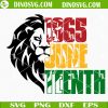 1865 Juneteenth Lion SVG, Black Lives Matter SVG, Black History SVG, African American Lion SVG Files For Cricut